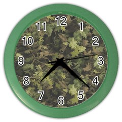 Camouflage Military Color Wall Clock by Ndabl3x