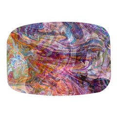 Spring Waves Mini Square Pill Box by kaleidomarblingart