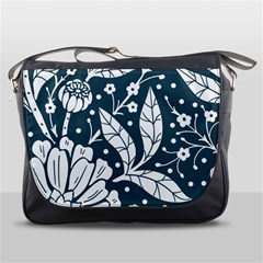 Spring Pattern Messenger Bag by AlexandrouPrints