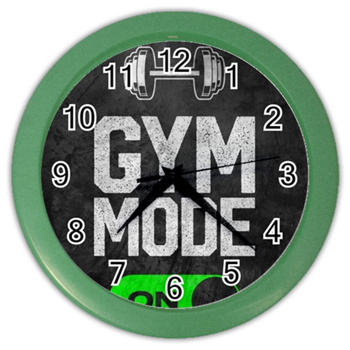 Gym mode Color Wall Clock