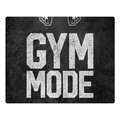 Gym Mode Two Sides Premium Plush Fleece Blanket (large) by Store67