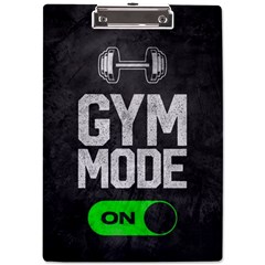 Gym Mode A4 Acrylic Clipboard by Store67