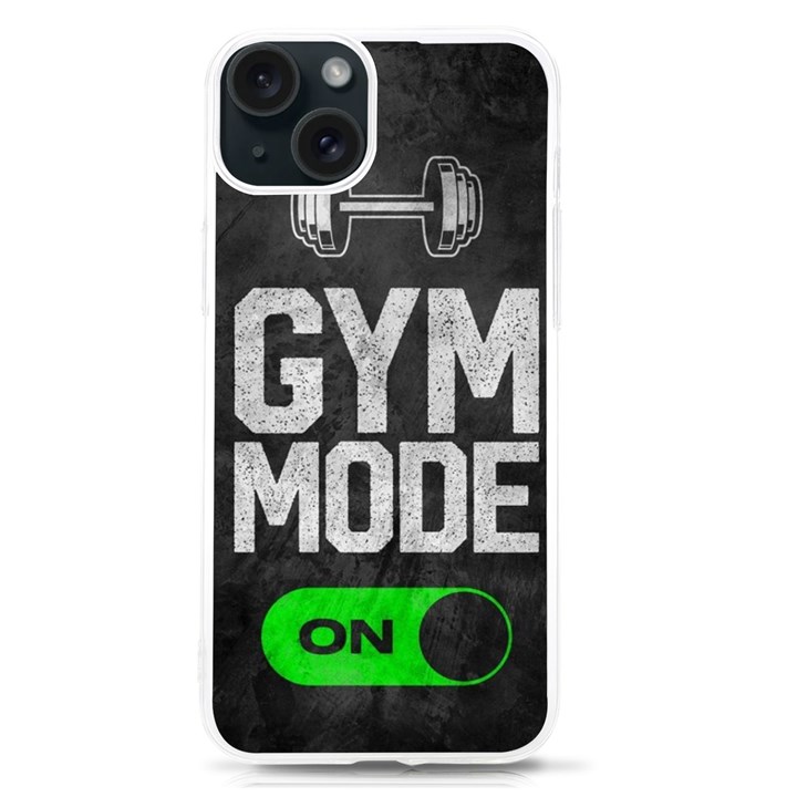 Gym mode iPhone 15 TPU UV Print Case