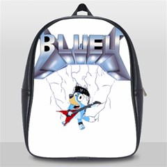 Bluey, Bluey Dad, Bluey Kids, School Bag (large) by avitendut