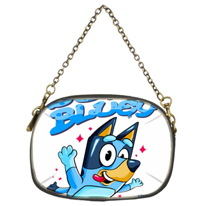 super bluey Chain Purse (Two Sides)