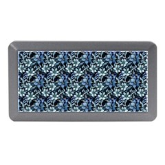 Blue Flowers 001 Memory Card Reader (mini) by DinkovaArt