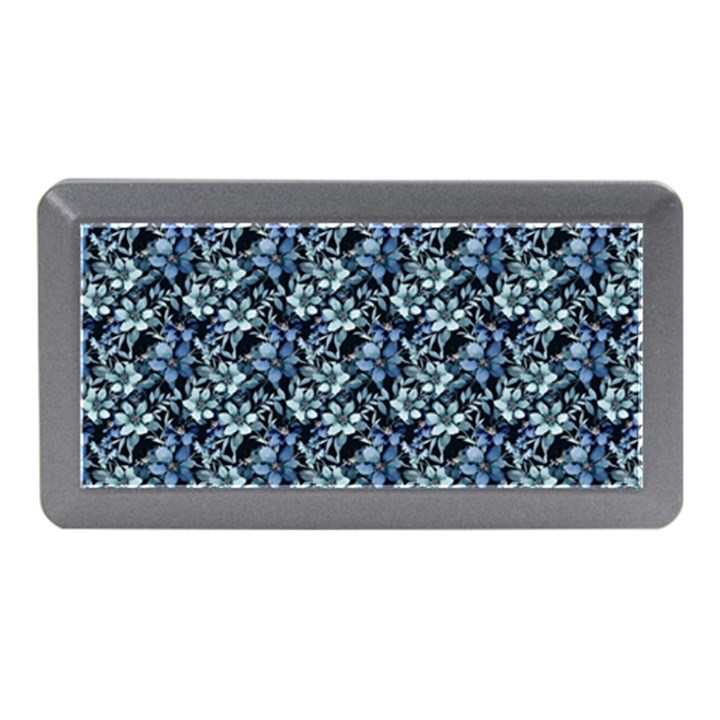 Blue Flowers 001 Memory Card Reader (Mini)