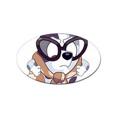 Bluey Funny Sticker (oval) by avitendut