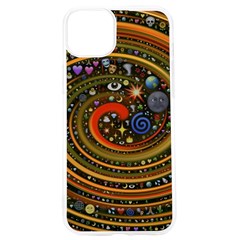 Swirl Vortex Emoji Cyclone Motion Art Iphone 15 Pro Tpu Uv Print Case by Paksenen