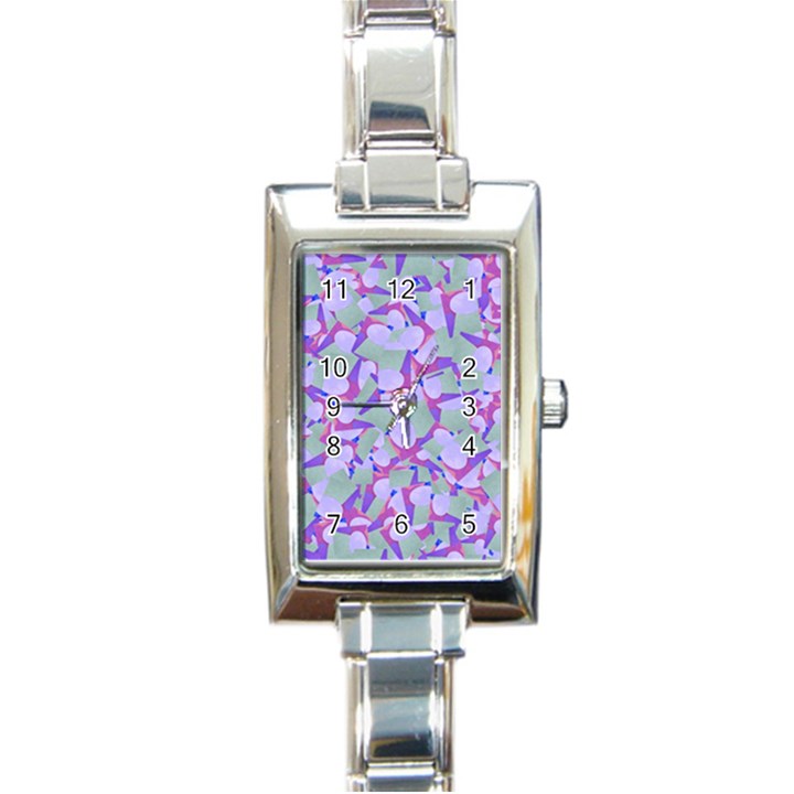 Kaleidoscope Dreams Rectangle Italian Charm Watch