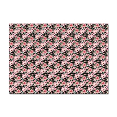 Pink Roses 02 Pink Roses 01 Sticker A4 (100 Pack) by DinkovaArt