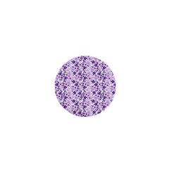 Purple Flowers 001 1  Mini Magnets by DinkovaArt