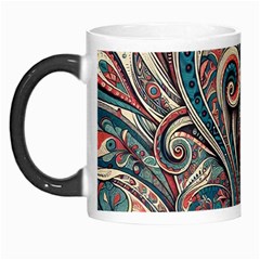 Paisley Print Musical Notes6 Morph Mug by RiverRootz