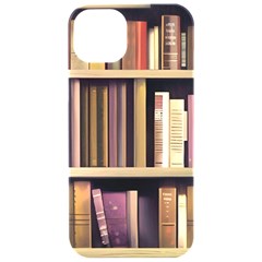 Books Bookshelves Office Fantasy Background Artwork Book Cover Apothecary Book Nook Literature Libra Iphone 15 Pro Black Uv Print Pc Hardshell Case by Posterlux