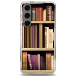 Books Bookshelves Office Fantasy Background Artwork Book Cover Apothecary Book Nook Literature Libra Samsung Galaxy S24 6.2 Inch TPU UV Case Front