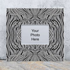 Black And White Pattern 1 White Wall Photo Frame 5  X 7  by 2607694