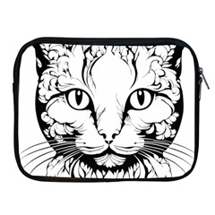 Cat - Artistic Paper Cut Apple Ipad 2/3/4 Zipper Cases by 2607694c