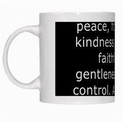 Galatians 5 White Mug by RiverRootz