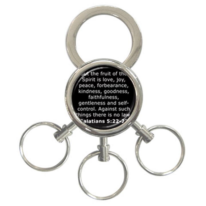 Galatians 5 3-Ring Key Chain