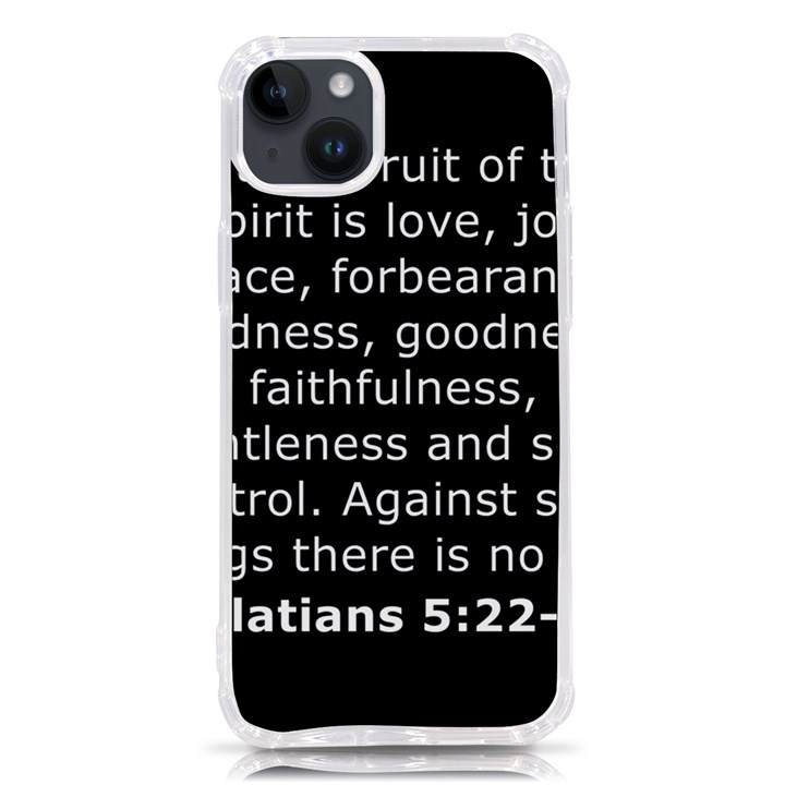 Galatians 5 iPhone 14 Plus TPU UV Print Case