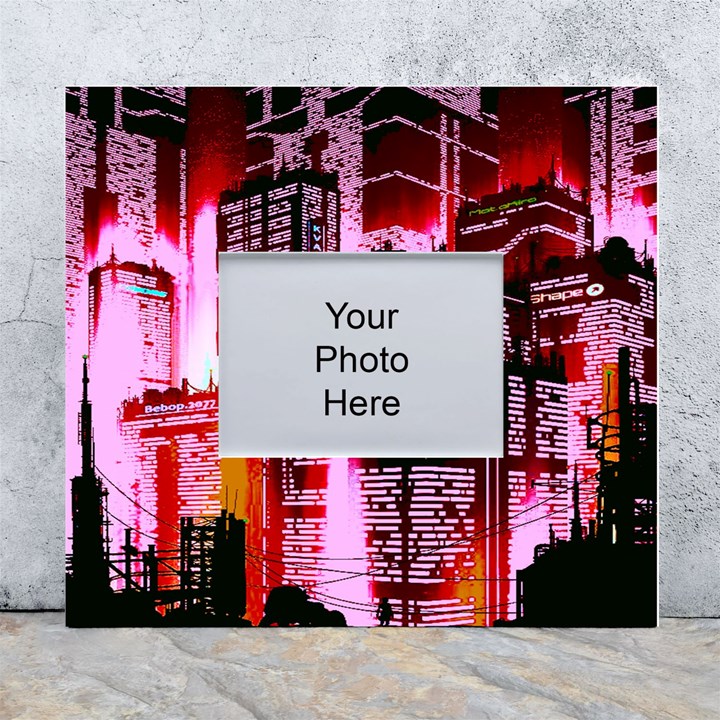 Cybercity White Wall Photo Frame 5  x 7 