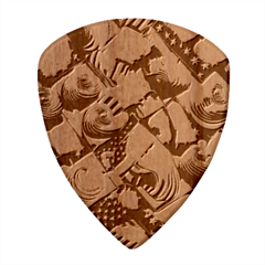 Us Presidential Election Colorful Vibrant Pattern Design  Wood Guitar Pick (set Of 10) by dflcprintsclothing