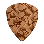 Us presidential election colorful vibrant pattern design  Wood Guitar Pick (Set of 10) Front