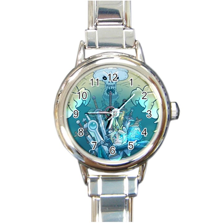 Adventure Time Lich Round Italian Charm Watch