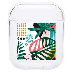 Abstract Seamless Pattern With Tropical Leaves Hard Pc Airpods 1/2 Case by Hannah976