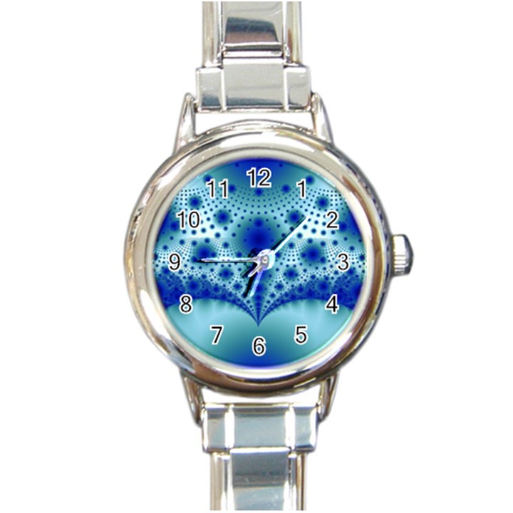 pattern 2 Round Italian Charm Watch