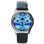 pattern 2 Round Metal Watch Front