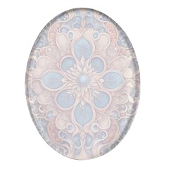 Pattern 1 Muster 7 Oval Glass Fridge Magnet (4 Pack) by 2607694c