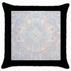 Pattern 1 Muster 7a Throw Pillow Case (black) by 2607694c