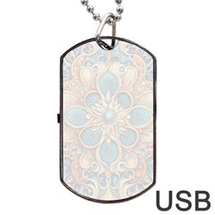 Pattern 1 Muster 7a Dog Tag Usb Flash (two Sides) by 2607694c