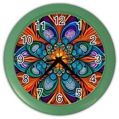 Schwarz Bunt Color Wall Clock by 2607694c