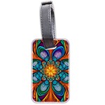 Schwarz bunt Luggage Tag (two sides) Front