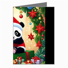 Schwarz Pandaweihnachten300dpi Greeting Card by 2607694b