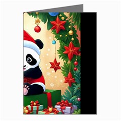 Schwarz Pandaweihnachten300dpi Greeting Cards (pkg Of 8) by 2607694b