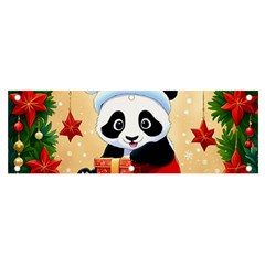 Schwarz Pandaweihnachten300dpi Banner And Sign 6  X 2  by 2607694b