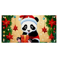 Schwarz Pandaweihnachten300dpi Banner And Sign 6  X 3  by 2607694b