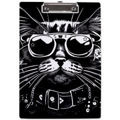 Schwarz Katze Punk A4 Acrylic Clipboard by 2607694c