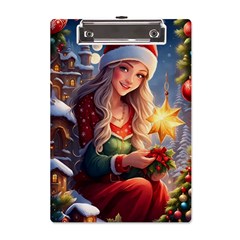 Christmas Greeting A5 Acrylic Clipboard by 2607694c