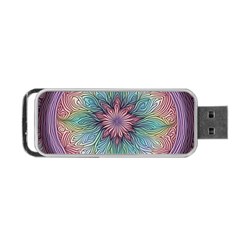 Orange3 Pattern 4 Portable Usb Flash (one Side) by 2607694c