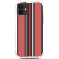 Rosa Grau Streifen Iphone 12/12 Pro Tpu Uv Print Case by 2607694c