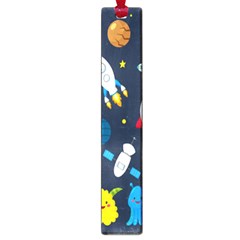 Big Set Cute Astronauts Space Planets Stars Aliens Rockets Ufo Constellations Satellite Moon Rover V Large Book Marks by Bedest