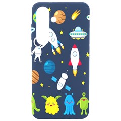 Big Set Cute Astronauts Space Planets Stars Aliens Rockets Ufo Constellations Satellite Moon Rover V Samsung Galaxy S24 6 2 Inch Black Tpu Uv Case by Bedest