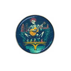 Grateful Dead Singing Skeleton Hat Clip Ball Marker (10 Pack) by Bedest