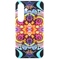 Pink Florales Muster Samsung Galaxy S24 6 2 Inch Black Tpu Uv Case by 2607694c