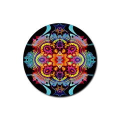 Blume Abstrakt Rubber Coaster (round) by 2607694c