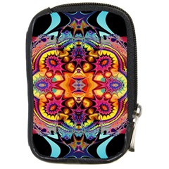 Lila Floral Blume Compact Camera Leather Case by 2607694c